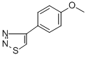结构式 CAS# 18212-22-1, 4-(4-甲氧基苯基)-1,2,3-噻二唑