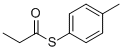 structure of CAS# 18241-63-9, Propanethioic Acid S-(4-Methylphenyl) Ester;S-PROPIONYL-4-MERCAPTOTOLUENE;S-PROPIONYL-P-MERCAPTOTOLUENE
