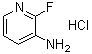 structure of CAS# 1827-26-5, 2-Fluoro-3-Pyridinamine Hydrochloride (1:1);2-Fluoropyridin-3-amine hydrochloride;2-Fluoro-pyridin-3-yl-amine HCL;2-Fluoropyridin-3-ylamine hydrochloride