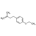 structure of CAS# 18272-92-9, 1-Ethoxy-4-(3-Methyl-3-Buten-1-Yl)Benzene;4-(4-Ethoxyphenyl)-2-methyl-1-butene;MFCD09801138