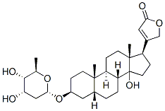 CAS#: 18404-43-8， (5beta)-3beta-[(2,6-Dideoxy-beta-D-Ribo-Hexopyranosyl)Oxy]-14-Hydroxycard-20(22)-Enolide