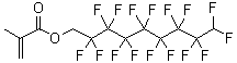 structure of CAS# 1841-46-9, 2-Methyl-2-Propenoic Acid 2,2,3,3,4,4,5,5,6,6,7,7,8,8,9,9-Hexadecafluorononyl Ester;2-Methylprop-2-Enoic Acid 2,2,3,3,4,4,5,5,6,6,7,7,8,8,9,9-Hexadecafluorononyl Ester;2-Methylacrylic Acid 2,2,3,3,4,4,5,5,6,6,7,7,8,8,9,9-Hexadecafluorononyl Ester