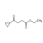 结构式 CAS# 184297-33-4, 乙基4-环丙基-4-氧代丁酸酯