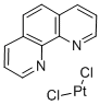 structure of CAS# 18432-95-6, Dichloro(1,10-Phenanthroline)Platinum(II);Dichloroplatinum;1,10-Phenanthroline;Dichloro(1,10-Phenathroline)Platinum(Ii);Dichloro(O-Phenanthroline)Platinum