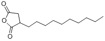 structure of CAS# 18470-76-3, n-Decylsuccinic Anhydride;3-Decyltetrahydrofuran-2,5-Dione;3-Decyltetrahydrofuran-2,5-Quinone;2,5-Flurandione, 3-Decyldihydro- (9Ci)