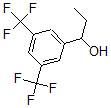 structure of CAS# 184888-50-4, (-)-alpha-Ethyl-3,5-Bis(Trifluoromethyl)-Benzenemethanol;1-[3,5-BIS(TRIFLUOROMETHYL)PHENYL]PROPANOL-1, 97% MIN.;3,5-Bis(Trifluoromethyl)-Alpha-Ethylbenzyl Alcohol;Α-Ethyl-3,5-Bis-(Trifluoromethyl)-Benzenemethanol