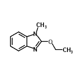 structure of CAS# 1849-03-2, 2-Ethoxy-1-Methyl-1H-Benzimidazole;2-ethoxy-1-methyl-1H-benzo[d]imidazole