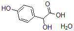 structure of CAS# 184901-84-6, alpha,4-Dihydroxy-Benzeneacetic Acid Hydrate (1:1);DL-ALPHA,4-DIHYDROXYPHENYLACETIC ACID MONOHYDRATE;DL-4-HYDROXYMANDELIC ACID MONOHYDRATE;P-HYDROXY MANDELIC ACID MONOHYDRATE