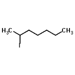 CAS 登录号：18589-29-2， 2-碘庚烷