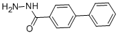 structure of CAS# 18622-23-6, [1,1'-Biphenyl]-4-Carboxylicacid Hydrazide;(1,1'-Biphenyl)-4-Carbohydrazide;Nsc 234750