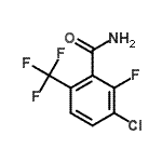 结构式 CAS# 186517-42-0, 3-氯-2-氟-6-(三氟甲基)苯甲酰胺