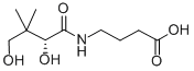 structure of CAS# 18679-90-8, 4-[[(2R)-2,4-Dihydroxy-3,3-Dimethyl-1-Oxobutyl]Amino]-Butanoic Acid;4-[[(2R)-2,4-Dihydroxy-3,3-Dimethyl-Butanoyl]Amino]Butanoic Acid;4-[[(2R)-2,4-Dihydroxy-3,3-Dimethyl-1-Oxobutyl]Amino]Butanoic Acid;4-[[(2R)-2,4-Dihydroxy-3,3-Dimethyl-Butanoyl]Amino]Butyric Acid