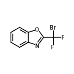 结构式 CAS# 186828-50-2, 2-[溴(二氟)甲基]-1,3-苯并恶唑