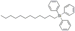 structure of CAS# 18758-63-9, Dodecyl-Triphenyl-Silane;Lauryl-Tri(Phenyl)Silane;Nsc55531;Silane, Dodecyltriphenyl-
