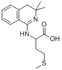 structure of CAS# 187884-93-1, N-(3,4-Dihydro-3,3-dimethyl-1-isoquinolinyl)-L-Methionine;(2S)-2-[(3,3-Dimethyl-2,4-Dihydroisoquinolin-1-Ylidene)Azaniumyl]-4-Methylsulfanyl-Butanoate;(2S)-2-[(3,3-Dimethyl-2,4-Dihydroisoquinolin-1-Ylidene)Azaniumyl]-4-(Methylthio)Butanoate;(2S)-2-[(3,3-Dimethyl-2,4-Dihydroisoquinolin-1-Ylidene)Azaniumyl]-4-(Methylthio)Butyrate