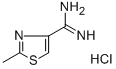 structure of CAS# 18876-82-9, 2-Methyl-4-Thiazolecarboximidamide Hydrochloride (1:1);2-METHYL-1,3-THIAZOLE-4-CARBOXIMIDAMIDE HYDROCHLORIDE;2-METHYLTHIAZOLE-4-CARBOXAMIDINE HYDROCHLORIDE;2-Methyl-1,3-Thiazole-4-Carboximidamidehcl