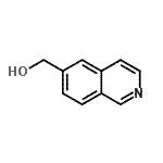 结构式 CAS# 188861-59-8, 6-异喹啉基甲醇