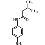 结构式 CAS# 189576-50-9, N-(4-氨基苯基)-3-甲基丁烷酰胺