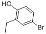 structure of CAS# 18980-21-7, Methyl 3-Ethyl-4-Hydroxybenzoate;4-Bromo-2-Ethyl-Phenol;4-06-00-03014 (Beilstein Handbook Reference);4-Brom-2-Aethylphenol [German]