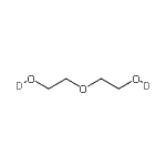 structure of CAS# 18995-18-1, 2,2'-Oxydiethan(<Sup>2</Sup>H)Ol;Di(ethylene glycol-d2);460761_ALDRICH