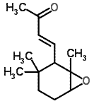 structure of CAS# 190059-33-7, (3E)-4-(1,3,3-Trimethyl-7-Oxabicyclo[4.1.0]Hept-2-Yl)-3-Buten-2-One;(E)-4-(2,6,6-trimethyl-2,3-epoxycyclohexyl)-3-buten-2-one;3-BUTEN-2<wbr>-ONE,4-(1<wbr>,3,3-TRIM<wbr>ETHYL-7-O<wbr>XABICYCLO<wbr>[4.1.0]HE<wbr>PT-2-YL)-<wbr>, (3E)-;4-(1,3,3-<wbr>Trimethyl<wbr>-7-oxabic<wbr>yclo[4.1.<wbr>0]hept-2-<wbr>yl)-3-but<wbr>en-2-one,<wbr> mixture <wbr>of cis an<wbr>d trans