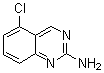结构式 CAS# 190273-70-2, 2-氨基-5-氯喹唑啉