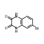 结构式 CAS# 1910-90-3, 6-溴-2,3-喹喔啉二醇