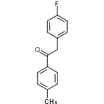 structure of CAS# 191346-50-6, 2-(4-Fluorophenyl)-1-(4-Methylphenyl)Ethanone;2-(4-Fluorophenyl)-1-p-tolyl-ethanone
