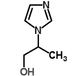结构式 CAS# 191725-72-1, 2-(1H-咪唑-1-基)-1-丙醇