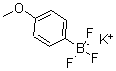 结构式 CAS# 192863-36-8, (T-4)-三氟(4-甲氧基苯基)-硼酸钾(1:1)