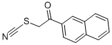 structure of CAS# 19339-62-9, Thiocyanic Acid 2-(2-Naphthalenyl)-2-Oxoethyl Ester;1-(2-Naphthyl)-2-Thiocyanato-Ethanone;1-(2-Naphthyl)-2-Thiocyanatoethanone;1-Naphthalen-2-Yl-2-Thiocyanato-Ethanone