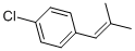 structure of CAS# 19366-15-5, 4-Chloro-beta,beta-Dimethyl-Styrene;4-05-00-01381 (Beilstein Handbook Reference);4-Chloro-Beta,Beta-Dimethylstyrene;Brn 2040728