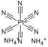 structure of CAS# 19372-45-3, Diammonium Hexakis(Thiocyanato)Platinate;Diammonium Platinum(+4) Cation Hexathiocyanate;Platinate(2-), Hexakis(Thiocyanato-Kappas)-, Diammonium, (Oc-6-11)-