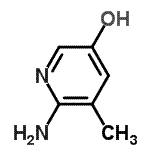 structure of CAS# 193746-18-8, 6-Amino-5-Methyl-3-Pyridinol;3-Pyridinol,6-amino-5-methyl-