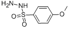 structure of CAS# 1950-68-1, 4-Methoxy-Benzenesulfonic Acid Hydrazide;P-Methoxybenzenesulfonic Hydrazide;P-Methoxyphenylsulfonyl Hydrazide;P-Methoxyphenylsulfonylhydrazine