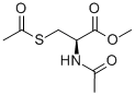结构式 CAS# 19547-88-7, N,S-二乙酰基-L-半胱氨酸甲酯