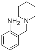 structure of CAS# 19577-83-4, 2-Piperidin-1-Ylmethyl-Aniline;2-(Piperidin-1-Ylmethyl)Aniline(SALTDATA: H2SO4 0.1Etoh 0.25H2O);2-(Piperidin-1-Ylmethyl)Aniline H2SO4 0.1Etoh 0.25H2O;2-PIPERIDIN-1-YLMETHYL-PHENYLAMINE