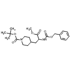 CAS#: 195877-39-5， 2-Methyl-2-Propanyl 4-(2-{[(Benzyloxy)Carbonyl]Amino}-3-Methoxy-3-Oxopropyl)-1-Piperidinecarboxylate
