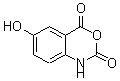 结构式 CAS# 195986-91-5, 6-羟基-2H-3,1-苯并恶嗪-2,4(1H)-二酮