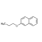 structure of CAS# 19718-45-7, 2-Propoxynaphthalene;2-Naphthyl propyl ether #