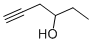 结构式 CAS# 19780-84-8, 5-己炔-3-醇