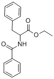 结构式 CAS# 19817-70-0, DL-N-苯甲酰基-3-苯基-丙氨酸乙酯