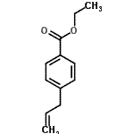 结构式 CAS# 19819-94-4, 乙基4-烯丙基苯甲酸酯