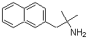structure of CAS# 198226-63-0, alpha,alpha-Dimethyl-2-Naphthaleneethanamine;2-Methyl-1-(Naphthalen-2-Yl)Propan-2-Amine