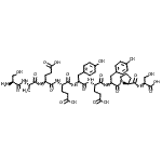 structure of CAS# 198483-37-3, L-Seryl-L-Alanyl-L-alpha-Glutamyl-L-alpha-Glutamyl-L-Tyrosyl-L-alpha-Glutamyl-L-Tyrosyl-L-Prolyl-L-Serine;H-SER-ALA-GLU-GLU-TYR-GLU-TYR-PRO-SER-OH;L-Serine,<wbr> L-seryl-<wbr>L-alanyl-<wbr>L-α-gluta<wbr>myl-L-α-g<wbr>lutamyl-L<wbr>-tyrosyl-<wbr>L-α-gluta<wbr>myl-L-tyr<wbr>osyl-L-pr<wbr>olyl-;L-Seryl-L<wbr>-alanyl-L<wbr>-α-glutam<wbr>yl-L-α-gl<wbr>utamyl-L-<wbr>tyrosyl-L<wbr>-α-glutam<wbr>yl-L-tyro<wbr>syl-L-pro<wbr>lyl-L-ser<wbr>in