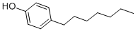structure of CAS# 1987-50-4, 4-n-Heptylphenol;Phenol, 4-Heptyl-;P-Heptylphenol