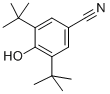 structure of CAS# 1988-88-1, 3,5-Bis(1,1-Dimethylethyl)-4-Hydroxy-Benzonitrile;3,5-Ditert-Butyl-4-Hydroxy-Benzonitrile;Benzonitrile, 3,5-Bis(1,1-Dimethylethyl)-4-Hydroxy-;Benzonitrile, 3,5-Di-Tert-Butyl-4-Hydroxy-