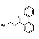 结构式 CAS# 19926-49-9, 乙基2-联苯羧酸酯