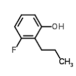 CAS 登录号：199287-68-8， 3-氟-2-丙基苯酚