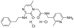CAS 登录号：199295-55-1， N-[(6-氨基-2-甲基吡啶-3-基)甲基]-2-[6-甲基-2-氧代-3-(苯乙基氨基)吡嗪-1-基]乙酰胺二盐酸盐